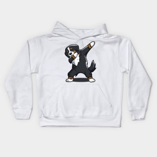 'Bernese Mountain Dog' Cool Dog Dab Dance Kids Hoodie